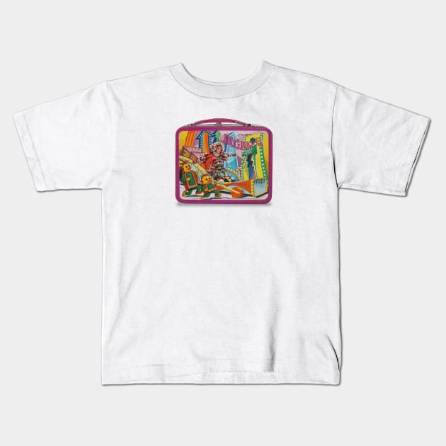 Bugaloos Lunch Box Kids T-Shirt by offsetvinylfilm